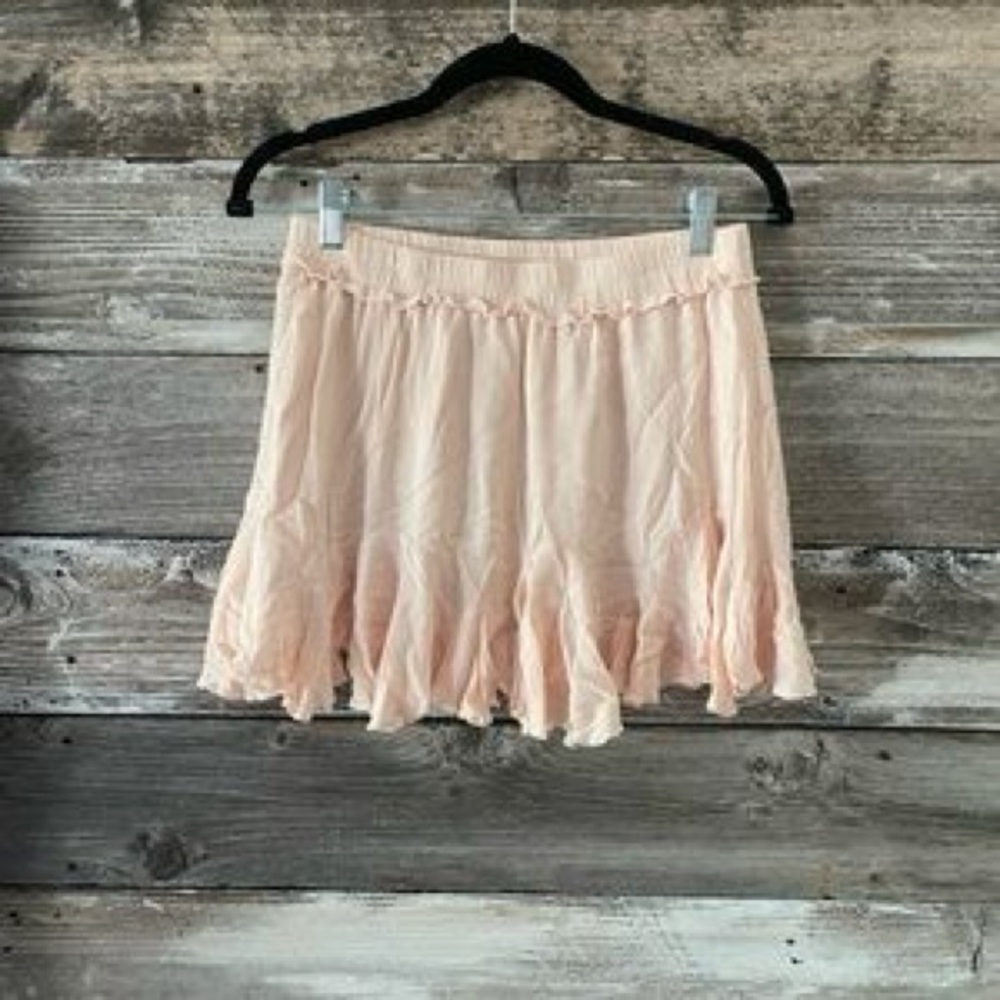 Lala Factory- Pale Pink Mini Skirt